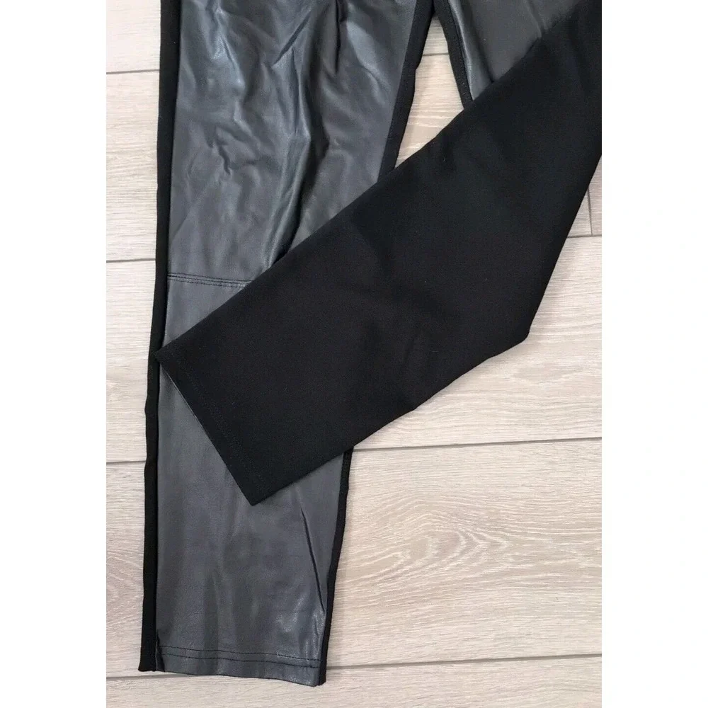 Seven 7 Pleather Front Rayon Women's Size‎ 32 Pants